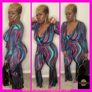 Abstract jumpsuit