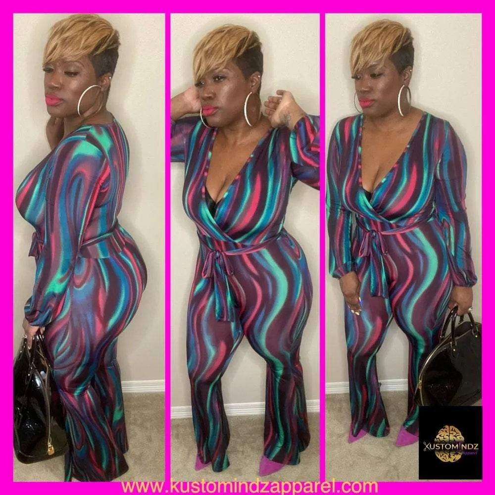 Abstract jumpsuit