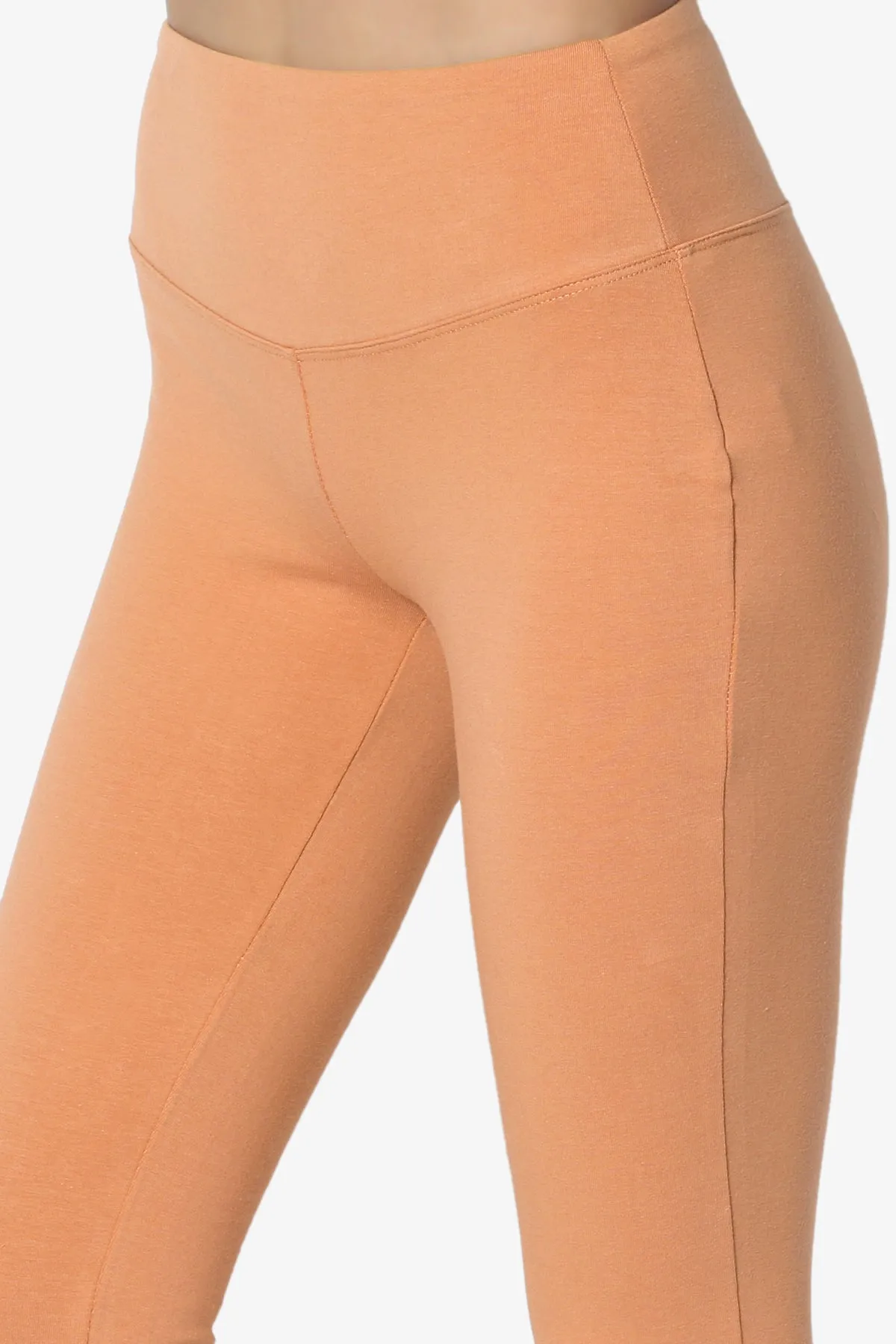 Ansley Cotton Wide Waistband Ankle Leggings
