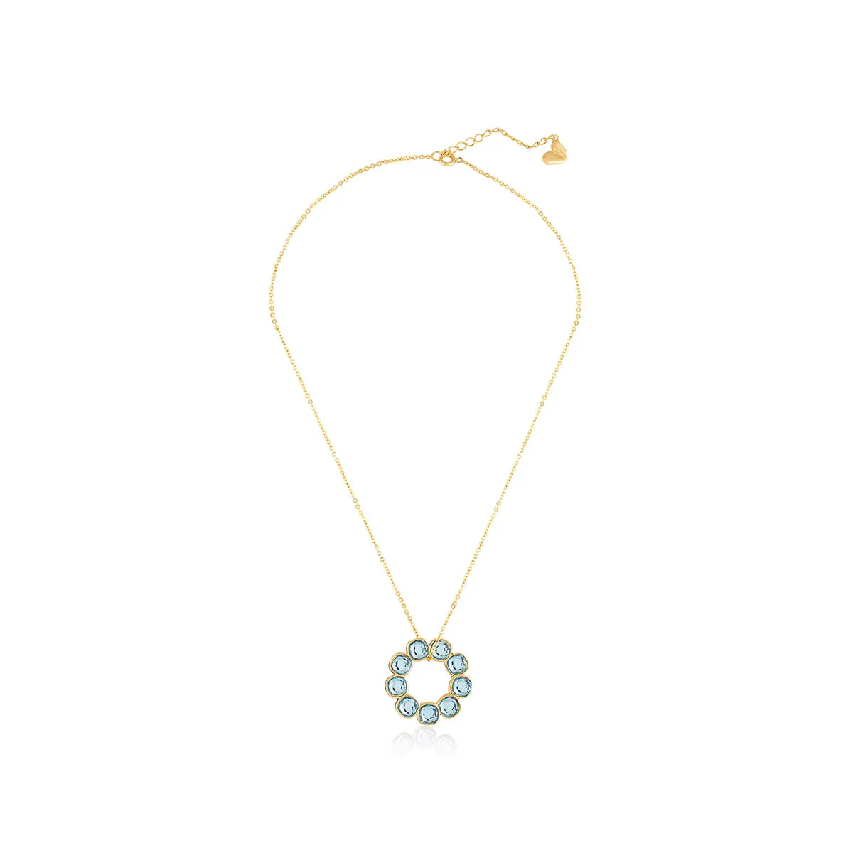 Aqua Goals Reversible Pendant Necklace
