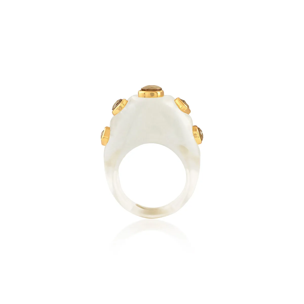 Clear Core Statement Ring