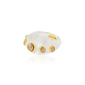 Clear Core Statement Ring