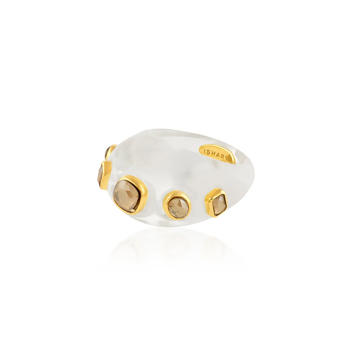 Clear Core Statement Ring