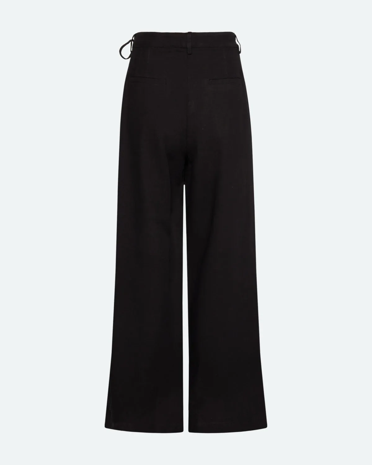 Gunli dressed pants with tie-detail 4191 - Black