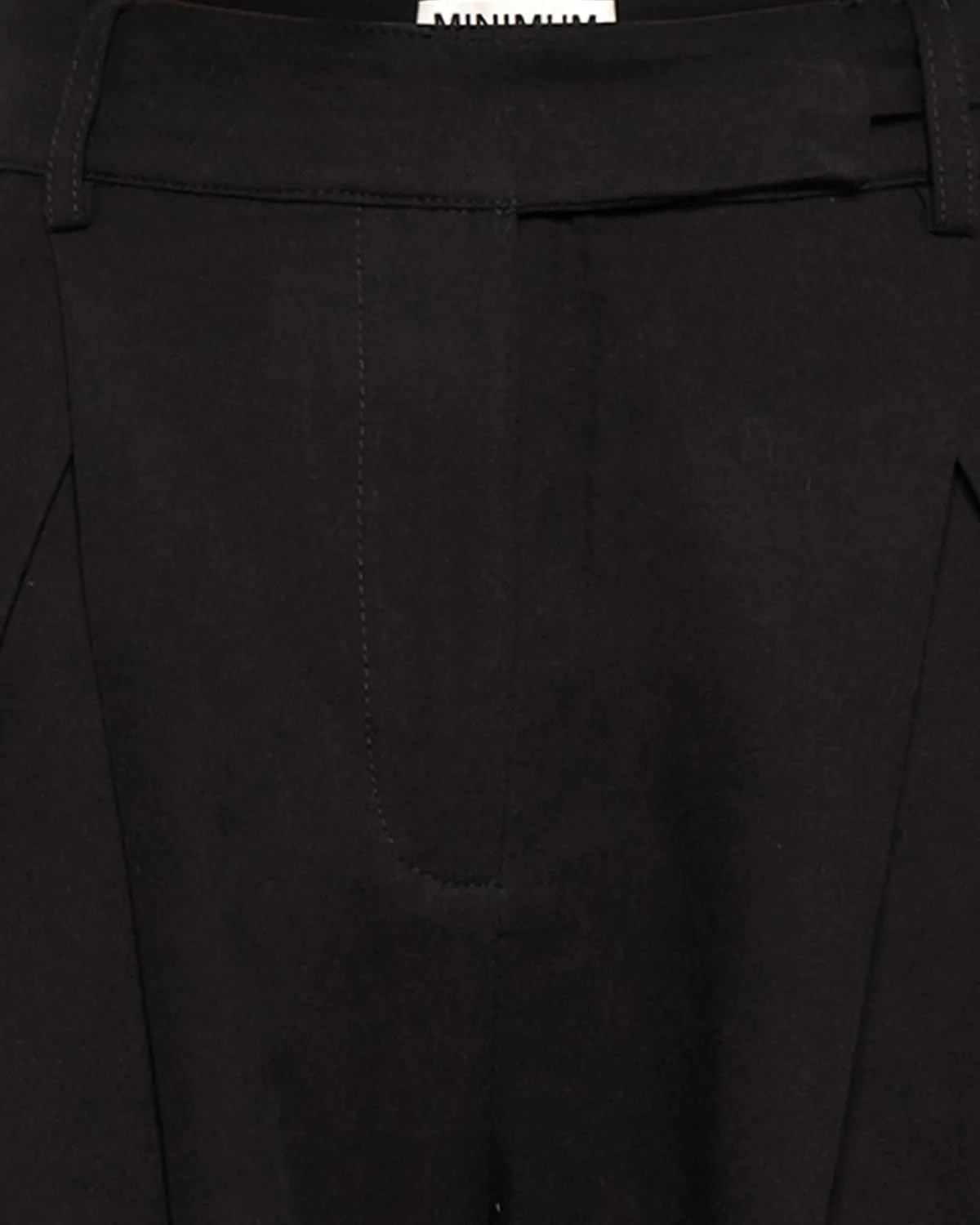 Gunli dressed pants with tie-detail 4191 - Black