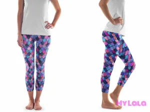 Pocketed Yoga Capri OS (Stary Mermaid)