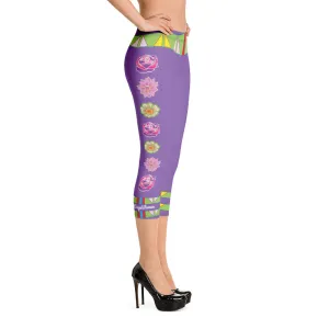 "I Love Me" Sweet Sage Woman Capri Leggings