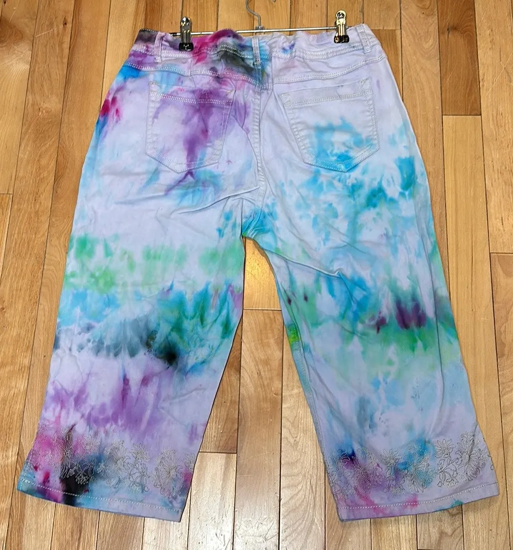 Size 12 Tye dye capris