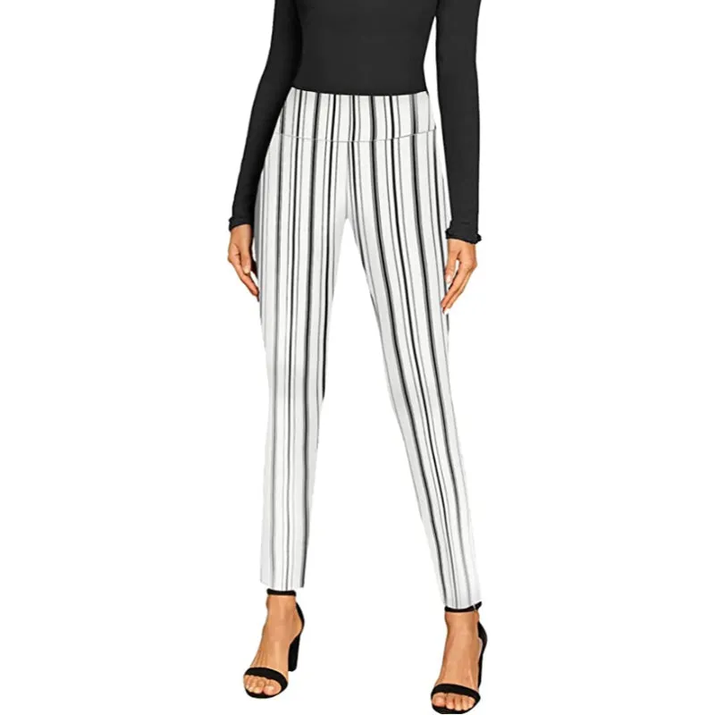 Skinny Print Trousers For Women