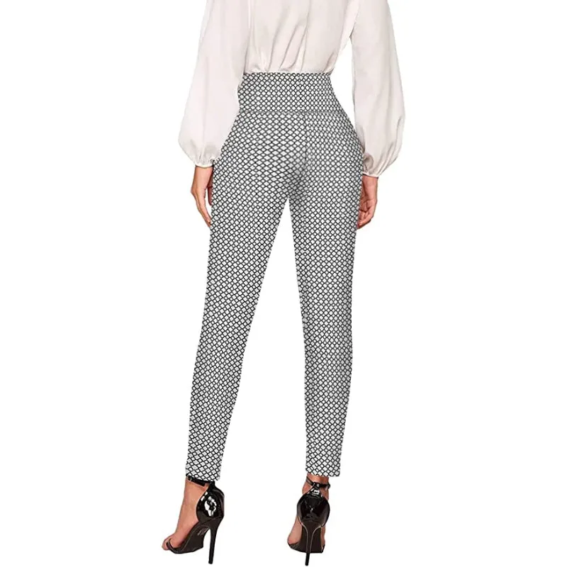 Skinny Print Trousers For Women