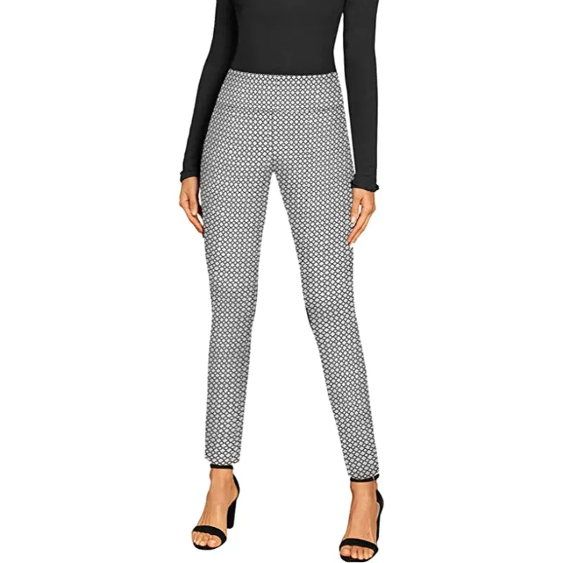 Skinny Print Trousers For Women