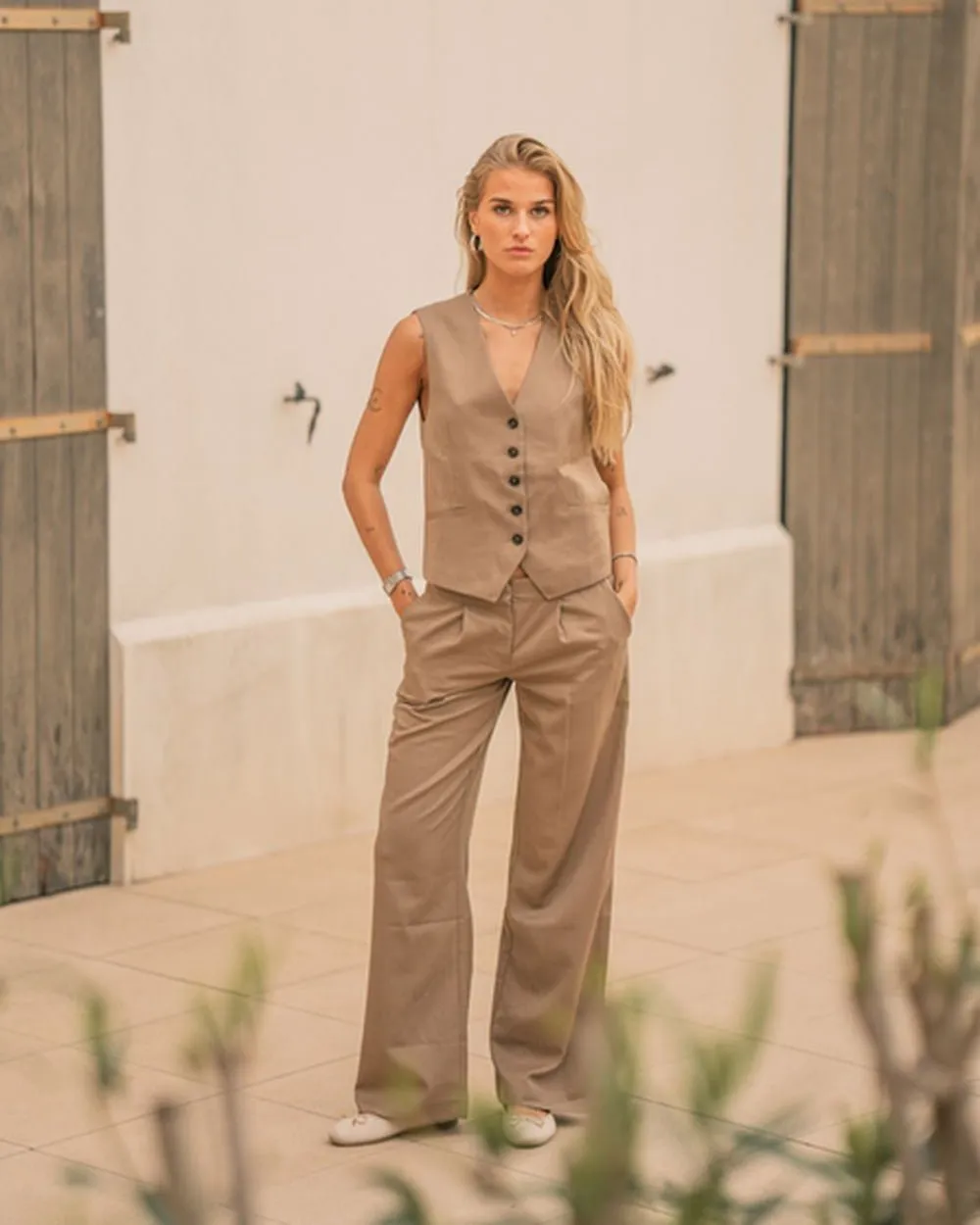 Suitvest Beige