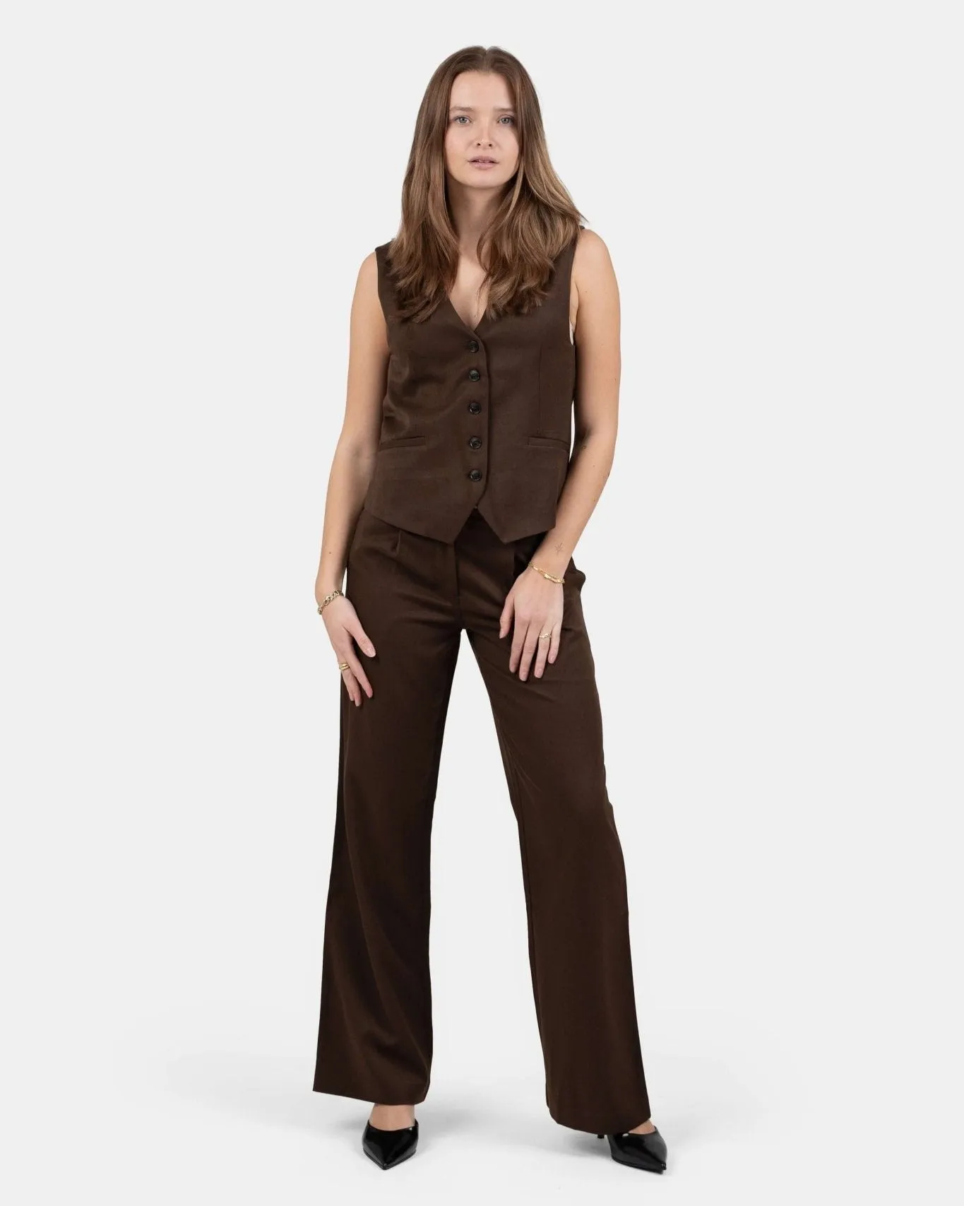 Suitvest Brun