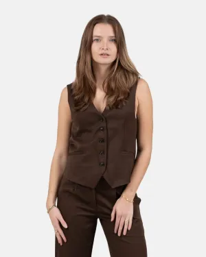 Suitvest Brun