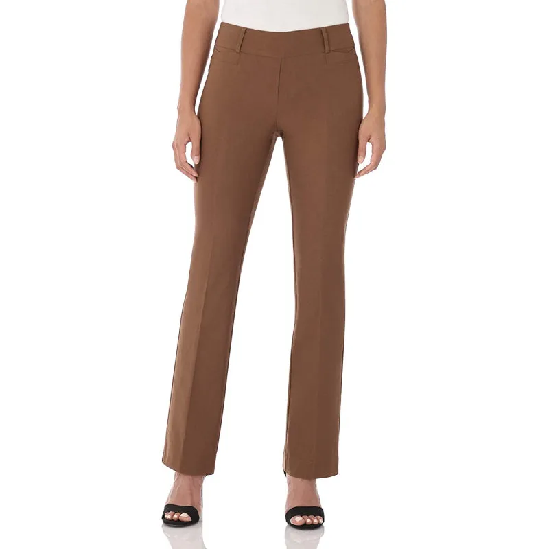 Women's Ease In To Comfort Fit Barely Bootcut Stretch Pants