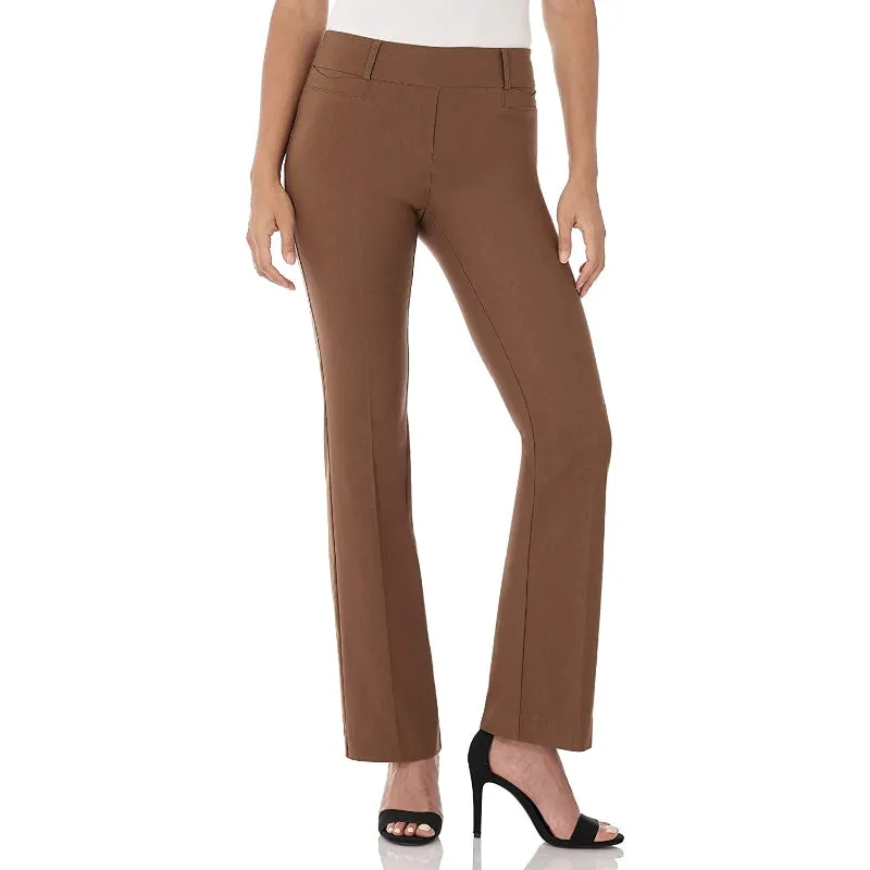 Women's Ease In To Comfort Fit Barely Bootcut Stretch Pants