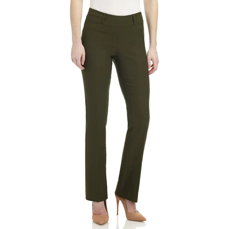 Women's Ease In To Comfort Fit Barely Bootcut Stretch Pants