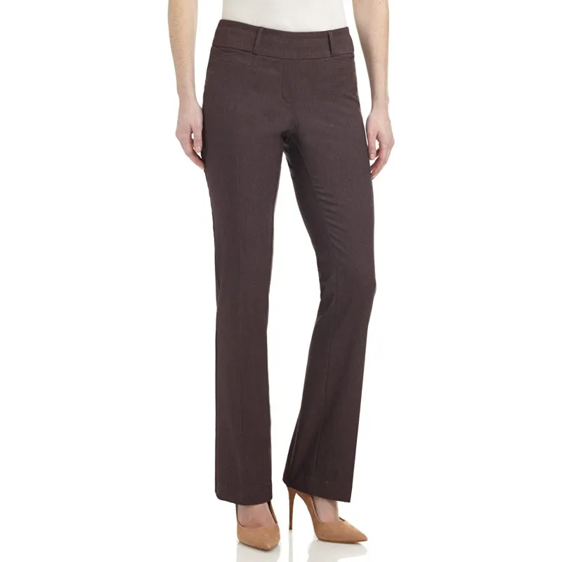 Women's Ease In To Comfort Fit Barely Bootcut Stretch Pants