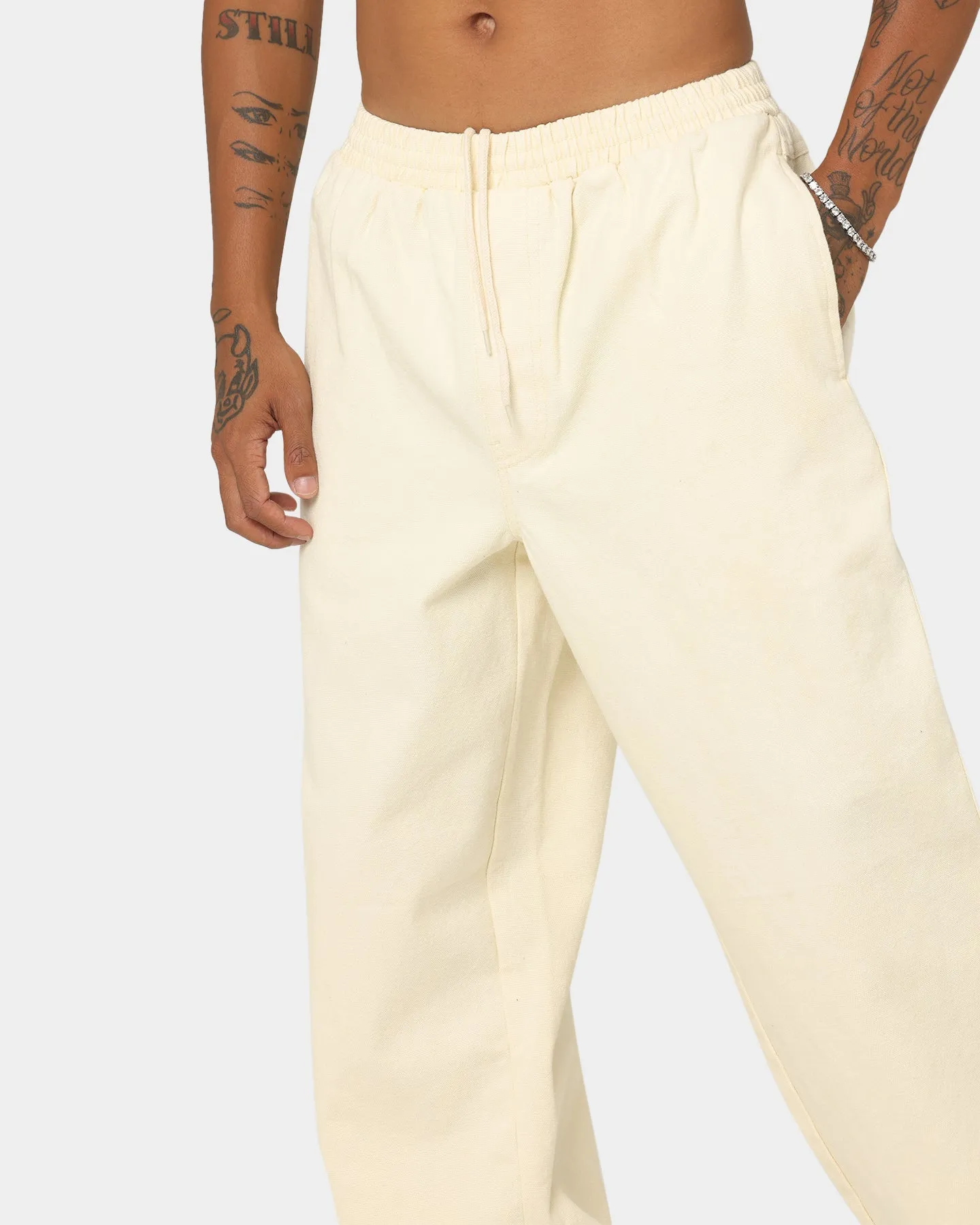 X-LARGE 91 Pants Stone/Off White